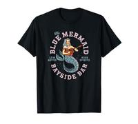 The Blue Mermaid Bayside Bar: Low Notes, High Spirits Pinup T-Shirt