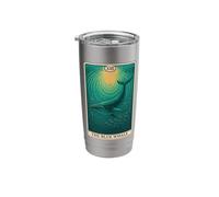 The Blue Whale Tarot Card Stainless Steel Insulated Tumbler