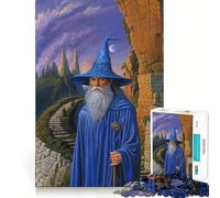 The Blue Wizard 1000 Pieces Puzzles for Teenagers Boost Recall Relaxing Fun Accurate Edge Thoughtful Gift (38x26cm)