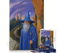 The Blue Wizard Jigsaw Puzzles 1000 Pieces for Teenagers Strong Logic Toy Home Activity Clear Edge Cherished Gift (50x75cm)