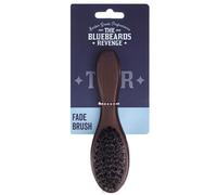 The Bluebeards Revenge, Fade Brush For Barbers And Hairdressers, Vegan Friendly Brush With Wooden Handle, For Cleaning Clippers And Removing Hair Splinters