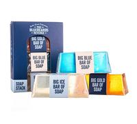 The Bluebeards Revenge, Soap Stack Gift Set For Men. A Vegan Soap For Men. All Skin Types Including Sensitive And Oily Skin. Includes Big Blue, Cuban Gold And Classic Ice Soap. 3 x 175g bars.