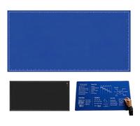 The Blueprint Deskmat Includes The Blueprint Marker, Double-Sided Dry Erase Desk Pad for Writing & Sketching, Reusable Writable Mouse Pad, Large Desk Cover Protector for Engineers & Creators