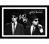 The Blues Brothers - Dan Aykroyd & John Belishi Autograph Signed & Framed Photo Display
