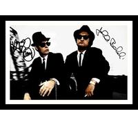 The Blues Brothers - Dan Aykroyd & John Belishi Signed Autograph & Framed Photo Display