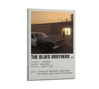 The Blues Brothers Movie Canvas Poster Room Decor Aesthetic Poster Artistic Poster for Bedroom Living Room Walls 16x24inch(40x60cm) Frame-Style