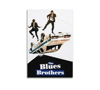 The Blues Brothers Movie Canvas Poster Room Decor Aesthetic Poster Artistic Poster for Bedroom Living Room Walls 12x18inch(30x45cm) Unframe-Style