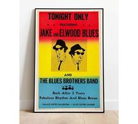 The Blues Brothers Palace Hotel Ballroom Tour Live Concert Film Movie Promo : Huge 36"x24" Poster Print Similar (Slightly Larger) to A1 Size : Retro Reproduction BRING YOUR WALLS TO LIFE !
