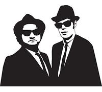 The Blues Brothers - Wall Art, Sticker, Decal - 4 Sizes (l)