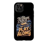 The Blues Chose Me I Just Play Along Harmonica Case for iPhone 11 Pro