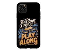 The Blues Chose Me I Just Play Along Harmonica Case for iPhone 11 Pro Max