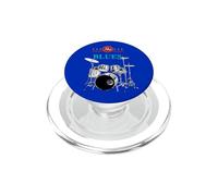 The Blues Music Drummer PopSockets PopGrip for MagSafe