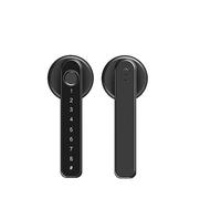 The Bluetooth Smart Lock Unlocks The Fingerprint Lock of The Indoor Door Through The Key/Fingerprint/Code/Application Biometric Function (Color : Single Lock) Vision