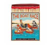 The Boat Race Animals Long Matches - Luxury Giant Square Matchbox - Red Tip Coloured Large Matchsticks - Candles Wedding Housewarming Gift