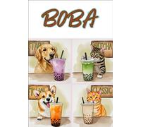 The Boba Journal: For Notes, Ideas, and the Perfect Amount of Chew • 6x9 Quad Ruled Graph Paper