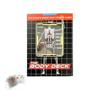 The Body Deck, 3D Image Educational Playing Cards, The Poker for Magic Games, Funny Transparent Human Anatomy Playing Cards, for Card Collectors for Anatomy Enthusiasts(1pcs)