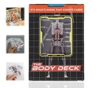 The Body Deck,3D Image Educational Playing Cards,Transparent Human Anatomy Playing Cards,Body Deck for Magic Games,Deck of Cards,Personalised Pla/ying Cards,Human Organ Model,Human Skeleton Model