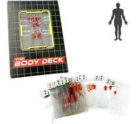 The Body Deck, Discover The Wonders of The Bodys Decks! Funny Transparent Human Anatomy Playing Cards, 3D Image of The Human Body, Decks of Translucent Playing Cards, Body Deck for Magic Games