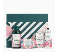 The Body Shop British Rose Delights Collection, Bath and Body Gift Set with Body Butter, Shower Gel, Hand Balm, Soap, 650ml