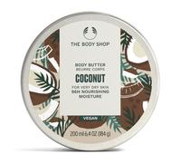 The Body Shop Coconut Body Butter 200ml - Shea, 96H Nourishing Hydration, Vegan