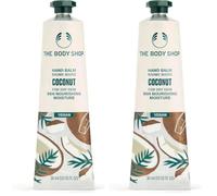 The Body Shop Coconut Hand Balm (1x 30ml), Nourishing Hand Balm for Dry Hands, 96hr Moisture, Fast-Absorbing, Made with Shea Butter & Coconut Oil, Vegan (Pack of 2)