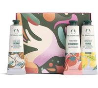 The Body Shop Hand Care Trio Christmas Gift Set (3x 30ml), Festive Mini Hand Balms in Mango, Coconut & Strawberry, Nourishing Moisturisers with Shea Butter, Vegan