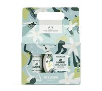 The Body Shop Joy & Jasmine Mini Gift Set, Festive & Floral Skincare Treats, Vegan, 3 Count, green, 3 Piece Set