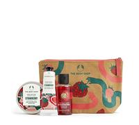 The Body Shop Lather & Juicy Strawberry Gift Bag Gift Set Vegan body butter shower gel hand cream