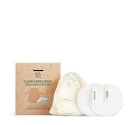 The Body Shop Make-Up Remover Pads, Made with Bamboo and Cotton, Reusable, Clean Conscience, Super Gentle, Machine Washable, Includes 7 Pads and 1 Laundry Bag