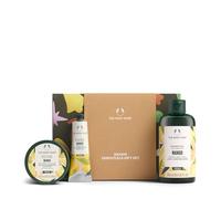 The Body Shop Mango Essentials Gift Set (Shower Gel 250ml + Body Yogurt 200ml + Hand Balm 30ml), Fruity Festive Trio with Mango Seed Oil, Nourishing & Hydrating Body Care, Vegan