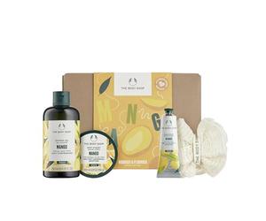 THE BODY SHOP Mango Skincare Set - Vegan Gift Set with Shea Butter, Aloe Vera and Mango Seed Oil, Community Fair Trade for Soft and Silky Skin
