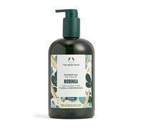 The Body Shop Moringa Shower Gel 750ml | Vegan lathering body wash with aloe vera for all skin types. Gently cleanses and leaves skin feeling soft, smooth & fresh
