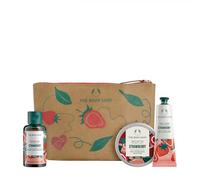The Body Shop Nourish & Flourish Strawberry Body Care Vegan Gift Set 3-Piece