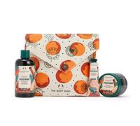 The Body Shop Oranges & Stockings Spiced Orange Essentials Gift Shower Gel Yoguar Hand Cream Set
