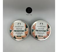 The Body Shop Pink Grapefruit Body Butter Duo 2 x 50ml Travel Size Vegan