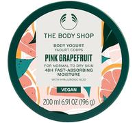 The Body Shop Pink Grapefruit Body Yogurt (1x 200ml), Fast-Absorbing Moisturiser for Dry Skin, Lightweight Body Cream, Gel-Cream, 48H Hydrating Moisturiser, Body Cream for Normal to Dry Skin, Vegan