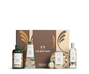 The Body Shop Shea Ultimate Gift Set, Shower Cream 250ml, Body Butter 200ml, Hand Balm 100ml, Lip Butter 10ml, Body Mist 100ml, Nourishing Body Care Set, 96hr Moisture, Vegan Gift