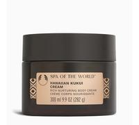 The Body Shop Spa of the World Hawaiian Kukui Body Cream (1x 300ml), Luxurious Body Moisturiser with Kukui Oil, Shea Butter & Brazil Nut Oil, Rich Floral Cream for Velvety Soft Skin, Vegan