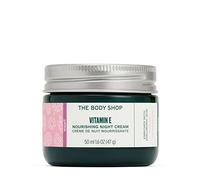The Body Shop Vitamin E Nourishing Night Cream (1x 50ml), 72hr Hydrating Night Cream for Women, Non-Greasy Face Moisturiser for Dry Skin with Hyaluronic Acid, Vitamin E & Raspberry Seed Oil