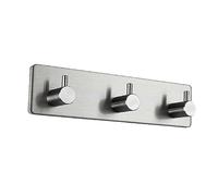 The Bog Standard Triple Silver Self Adhesive Hooks