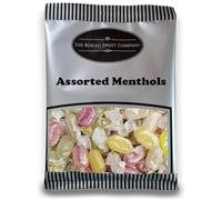 The Boiled Sweet Company® Assorted Menthol 1Kg - Traditional Wrapped Boiled Sweets - Mixed Flavours of Menthol and Eucalyptus - Pick and Mix Gift for any Occasion - Pick and Mix Share Size Bags