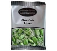 The Boiled Sweet Company® Chocolate Limes 1kg - Traditional Boiled Sweets - Individually Wrapped 1 Kilo Bulk Bag - Lime Boiled Sweets with a Chocolate Centre - A Sweet Gift Idea