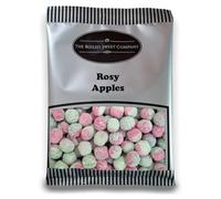 The Boiled Sweet Company® Rosy Apples 1Kg - Traditional Sugar coated Boiled Sweets - Crisp Apple Flavour - Green and Red in Colour - Bulk 1 Kilo Bag - A Retro Pick and Mix Gift Idea