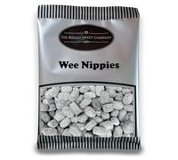 The Boiled Sweet Company® Wee Nippies 1kg - Traditional Sugar Coated Hard Boiled Sweets - Old Fashioned Herbal Flavour - Bulk 1 Kilo Bag - Pick and Mix Sweets Share Size Bags