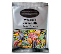 The Boiled Sweet Company® WRAPPED Jargonelle Pear Drops 1Kg Bulk Bag - Traditional Colourful Boiled Sweets, Individually Wrapped, Classic Retro Pear Flavour, Perfect for Pick & Mix Jars