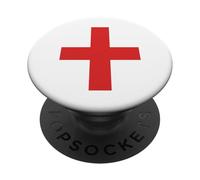 The Bold Red Cross of St. George PopSockets Adhesive PopGrip
