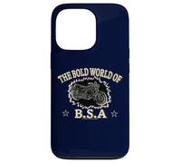 The Bold World Of BSA Motorcycles Retro Case for iPhone 13 Pro