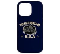 The Bold World Of BSA Motorcycles Retro Case for iPhone 14 Pro Max