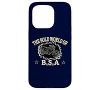 The Bold World Of BSA Motorcycles Retro Case for iPhone 15 Pro