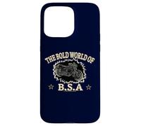 The Bold World Of BSA Motorcycles Retro Case for iPhone 15 Pro Max